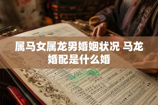 属马女属龙男婚姻状况 马龙婚配是什么婚