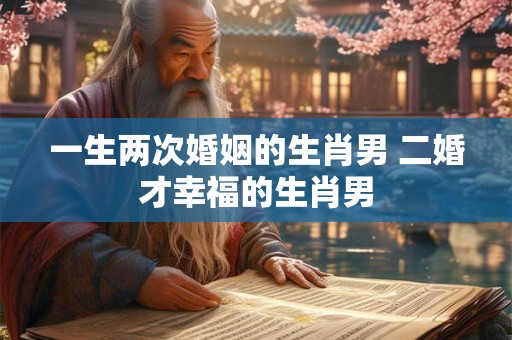 一生两次婚姻的生肖男 二婚才幸福的生肖男