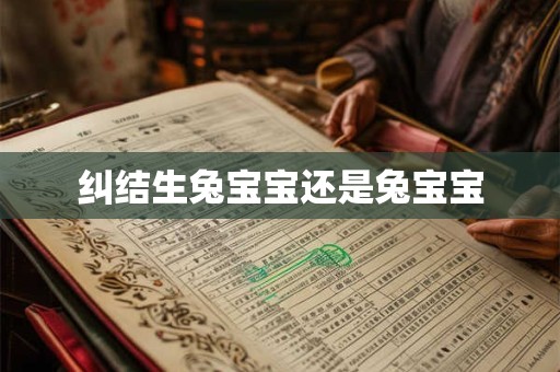 纠结生兔宝宝还是兔宝宝 纠结生兔宝宝还是兔宝宝