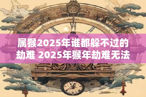 属猴2025年谁都躲不过的劫难 2025年猴年劫难无法规避
