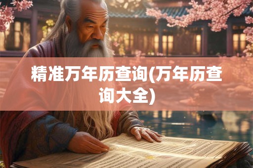 精准万年历查询(万年历查询大全)