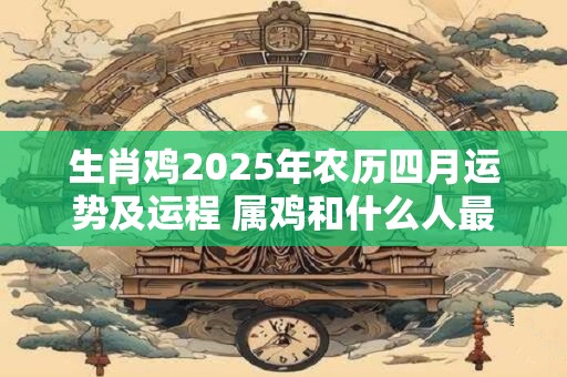 生肖鸡2025年农历四月运势及运程 属鸡和什么人最配