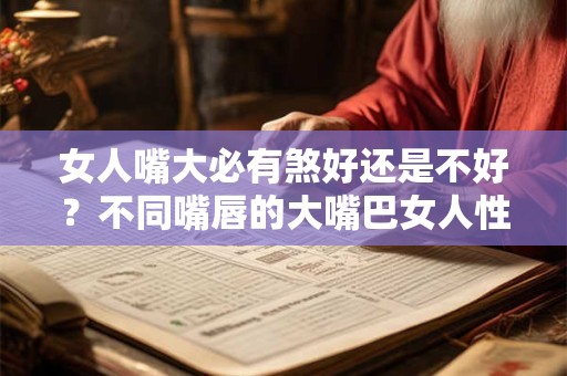 女人嘴大必有煞好还是不好？不同嘴唇的大嘴巴女人性格