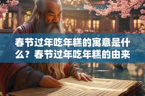 春节过年吃年糕的寓意是什么？春节过年吃年糕的由来