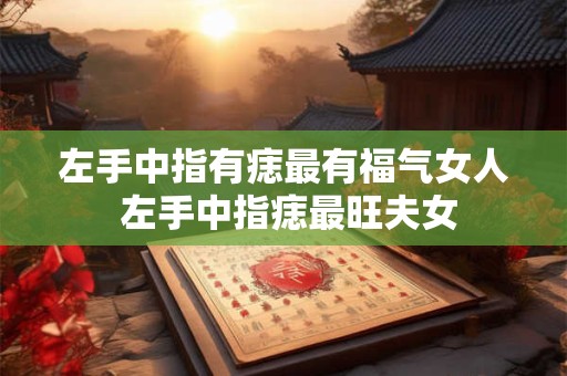 左手中指有痣最有福气女人 左手中指痣最旺夫女