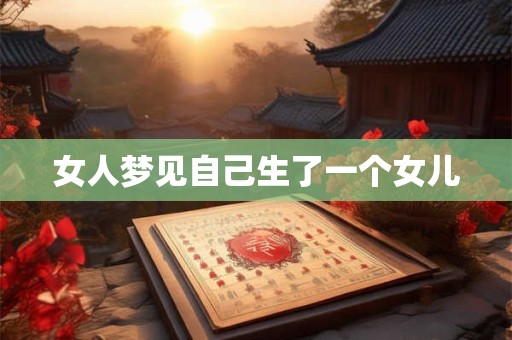 女人梦见自己生了一个女儿