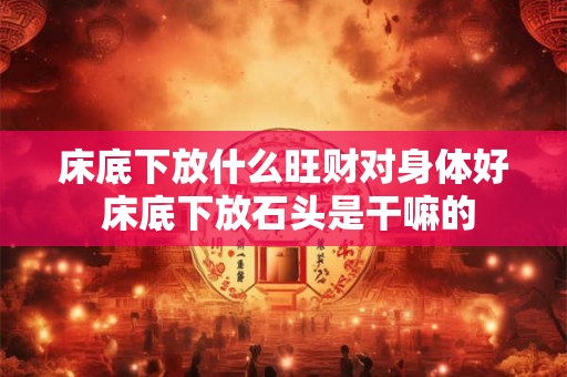 床底下放什么旺财对身体好 床底下放石头是干嘛的