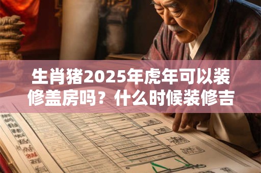 生肖猪2025年虎年可以装修盖房吗?什么时候装修吉利? 生肖猪2025年虎年可以装修盖房吗?什么时候装修吉利?