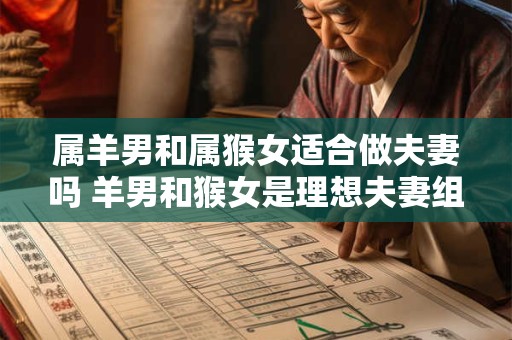 属羊男和属猴女适合做夫妻吗 羊男和猴女是理想夫妻组合吗