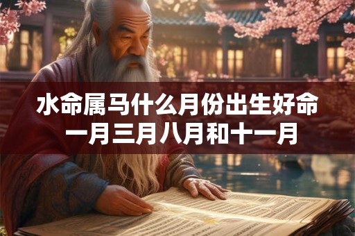 水命属马什么月份出生好命 一月三月八月和十一月