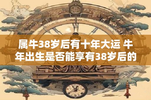 属牛38岁后有十年大运 牛年出生是否能享有38岁后的十年大运