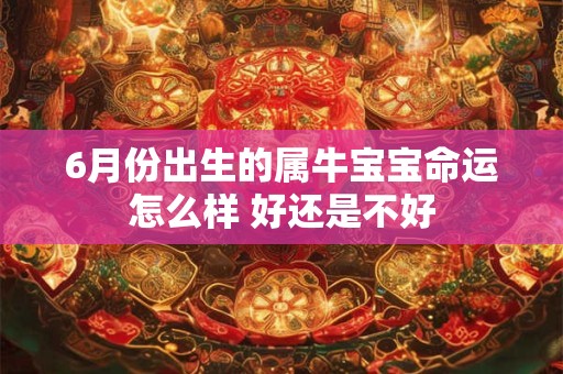 6月份出生的属牛宝宝命运怎么样 好还是不好