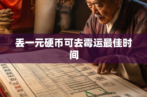 丢一元硬币可去霉运最佳时间