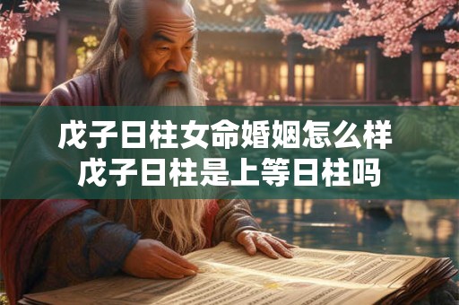 戊子日柱女命婚姻怎么样 戊子日柱是上等日柱吗 戊子日柱女命婚姻怎么样 戊子日柱是上等日柱吗