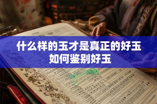 什么样的玉才是真正的好玉 如何鉴别好玉