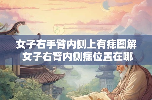 女子右手臂内侧上有痣图解 女子右臂内侧痣位置在哪