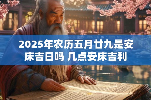 2025年农历五月廿九是安床吉日吗 几点安床吉利