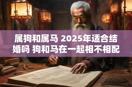属狗和属马 2025年适合结婚吗 狗和马在一起相不相配