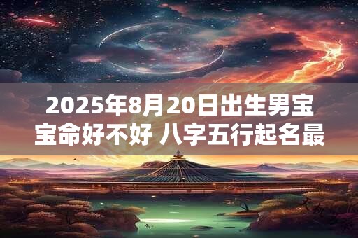 2025年8月20日出生男宝宝命好不好 八字五行起名最全款