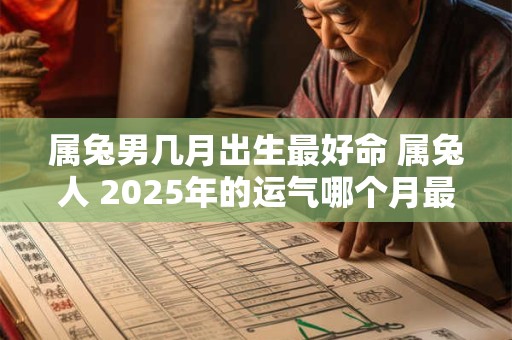 属兔男几月出生最好命 属兔人 2025年的运气哪个月最好 属兔男几月出生最好命 属兔人 2025年的运气哪个月最好