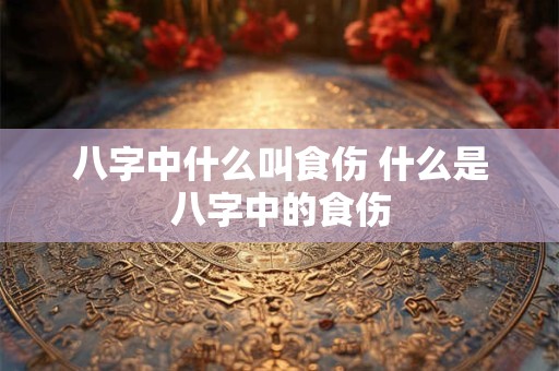 八字中什么叫食伤 什么是八字中的食伤