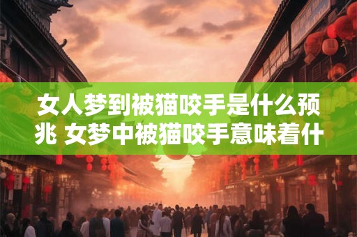 女人梦到被猫咬手是什么预兆 女梦中被猫咬手意味着什么