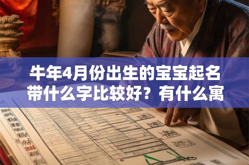 牛年4月份出生的宝宝起名带什么字比较好?有什么寓意? 牛年4月份出生的宝宝起名带什么字比较好?有什么寓意?