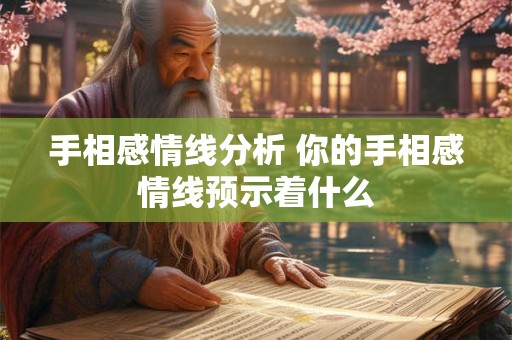 手相感情线分析 你的手相感情线预示着什么