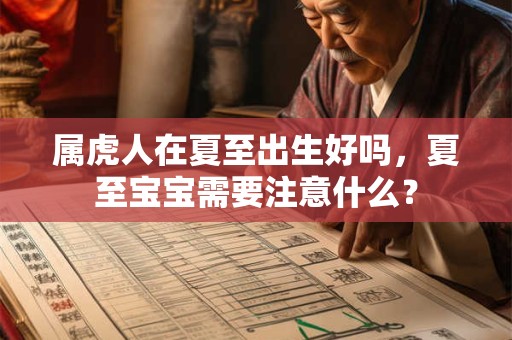 属虎人在夏至出生好吗，夏至宝宝需要注意什么？