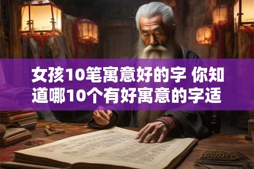 女孩10笔寓意好的字 你知道哪10个有好寓意的字适合女孩使用吗