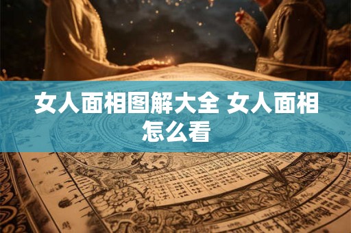 女人面相图解大全 女人面相怎么看