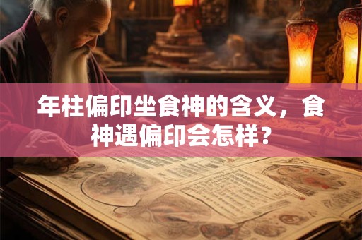 年柱偏印坐食神的含义，食神遇偏印会怎样？
