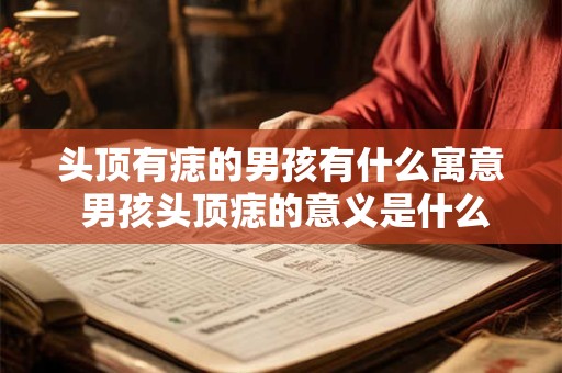 头顶有痣的男孩有什么寓意 男孩头顶痣的意义是什么