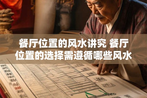 餐厅位置的风水讲究 餐厅位置的选择需遵循哪些风水