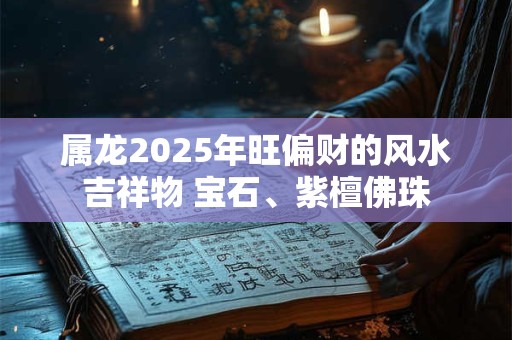 属龙2025年旺偏财的风水吉祥物 宝石、紫檀佛珠 属龙2025年旺偏财的风水吉祥物 宝石、紫檀佛珠