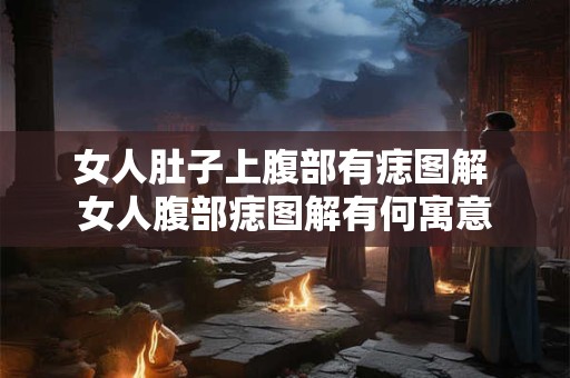 女人肚子上腹部有痣图解 女人腹部痣图解有何寓意