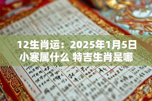 12生肖运：2025年1月5日小寒属什么 特吉生肖是哪几个