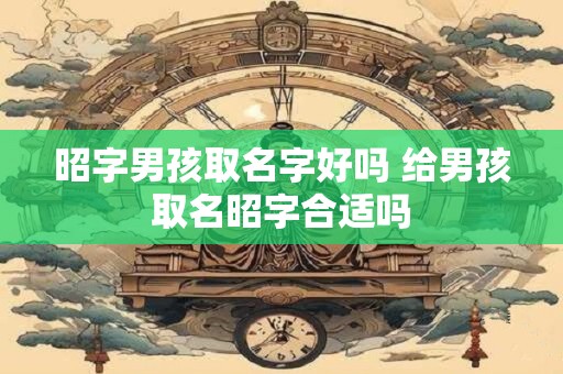 昭字男孩取名字好吗 给男孩取名昭字合适吗