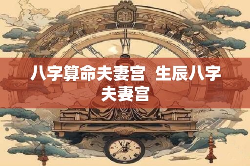 八字算命夫妻宫  生辰八字夫妻宫