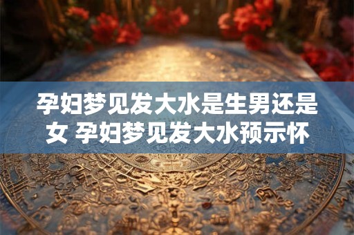 孕妇梦见发大水是生男还是女 孕妇梦见发大水预示怀的是男孩还是女孩