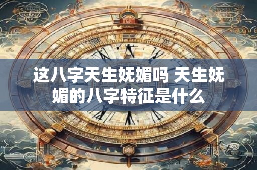 这八字天生妩媚吗 天生妩媚的八字特征是什么