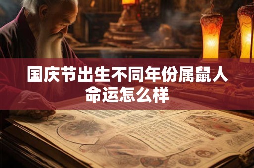 国庆节出生不同年份属鼠人命运怎么样