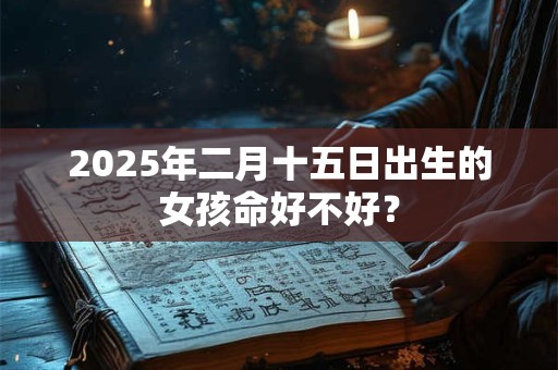 2025年二月十五日出生的女孩命好不好？