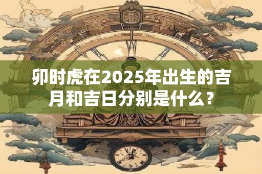卯时虎在2026年出生的吉月和吉日分别是什么？