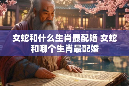 女蛇和什么生肖最配婚 女蛇和哪个生肖最配婚