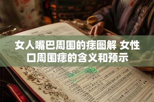 女人嘴巴周围的痣图解 女性口周围痣的含义和预示