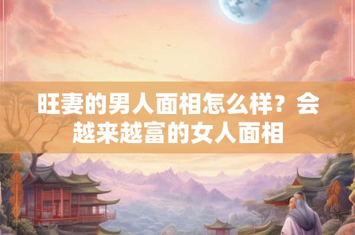 旺妻的男人面相怎么样？会越来越富的女人面相