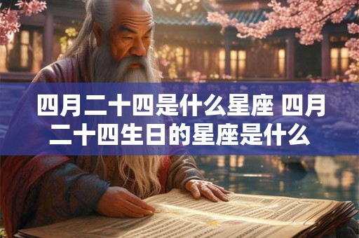 四月二十四是什么星座 四月二十四生日的星座是什么