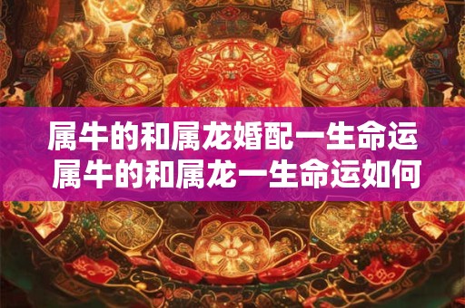 属牛的和属龙婚配一生命运 属牛的和属龙一生命运如何