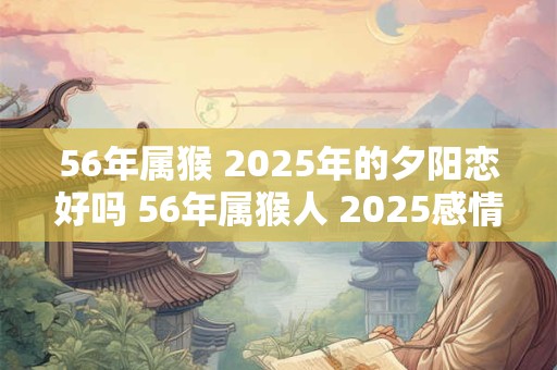 56年属猴 2025年的夕阳恋好吗 56年属猴人 2025感情运势